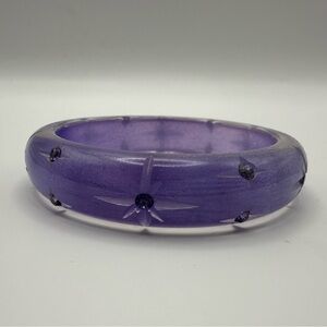 Splendette Lavender Starburst Midi Bangle Bracelet